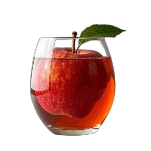 food, crown, 3d render, glass transparent PNG cut-out