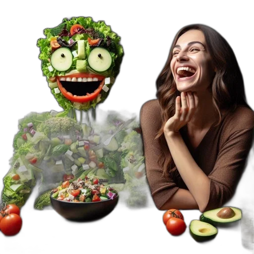 food, mask, face, creature transparent PNG cut-out