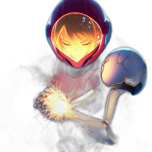 robot, mask, staff, weapon transparent PNG cut-out