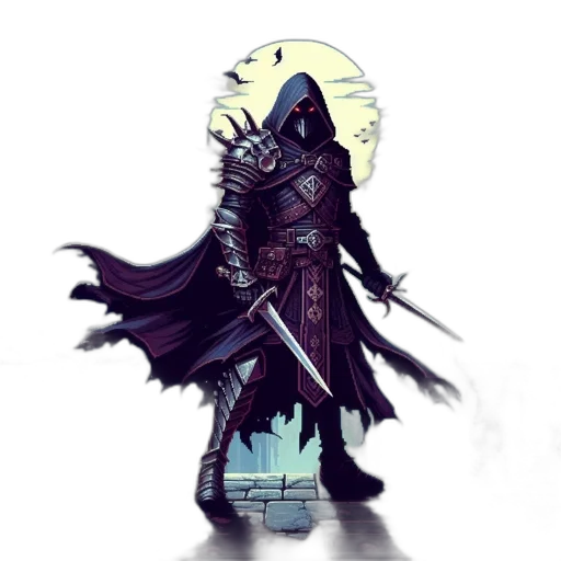 sword, staff, jacket, mask transparent PNG cut-out