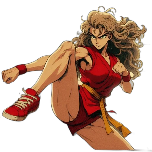 comic book art, anime, concept art, cartoon transparent PNG cut-out