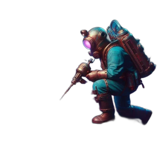 weapon, staff, mask, creature transparent PNG cut-out