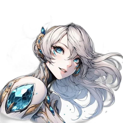 face, staff, crown, robot transparent PNG cut-out