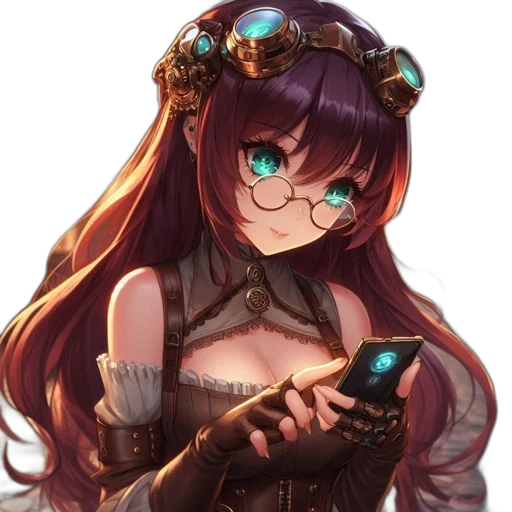 staff, dress, weapon, face transparent PNG cut-out