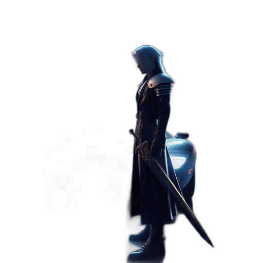 sword, staff, weapon, dragon transparent PNG cut-out