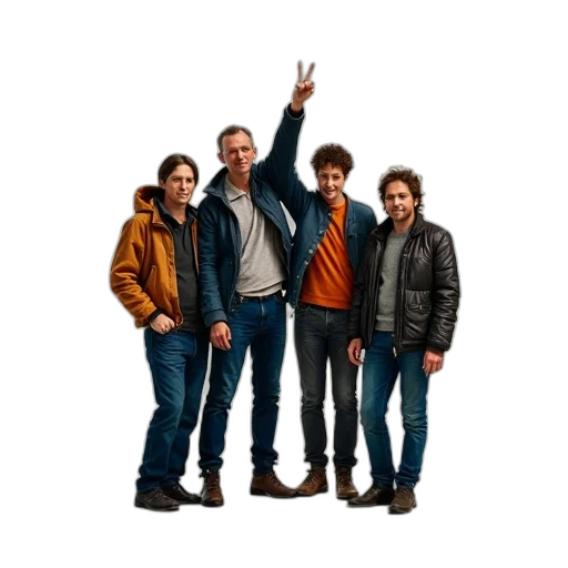 jacket, staff, concept art, outer space transparent PNG cut-out