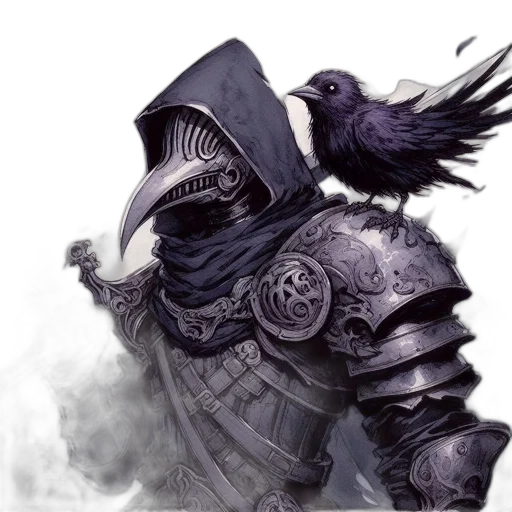 mask, dragon, sword, weapon transparent PNG cut-out