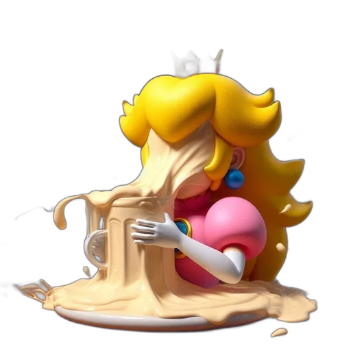 food, concept art, pixel art, 3d render transparent PNG cut-out