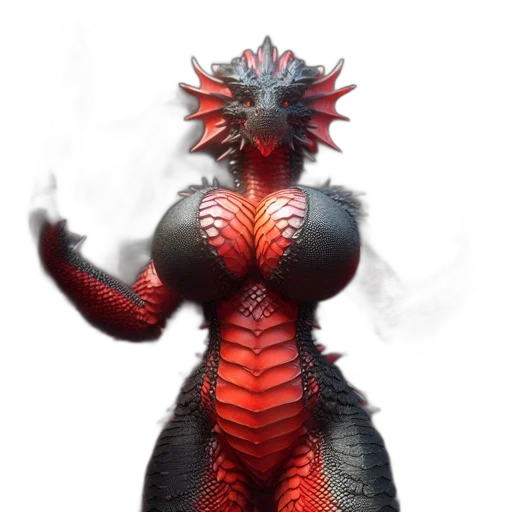dragon, creature, dress, concept art transparent PNG cut-out