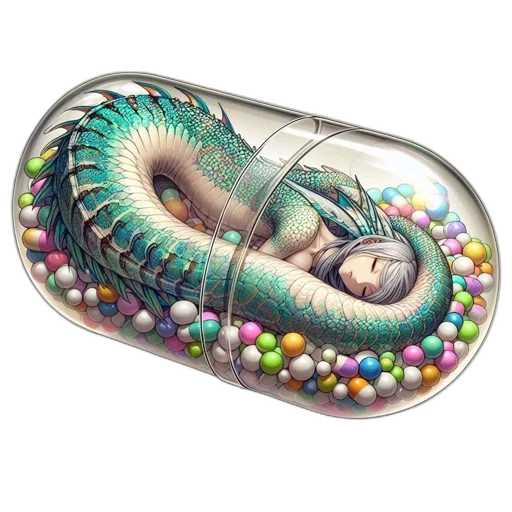 jewelry, food, fantasy art, dragon-like transparent PNG cut-out
