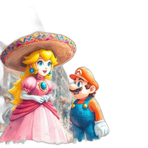 dress, crown, hat, 3d render transparent PNG cut-out