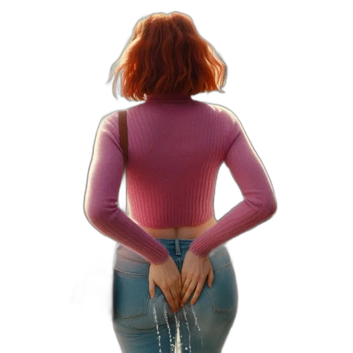 jacket, dress, jewelry, staff transparent PNG cut-out