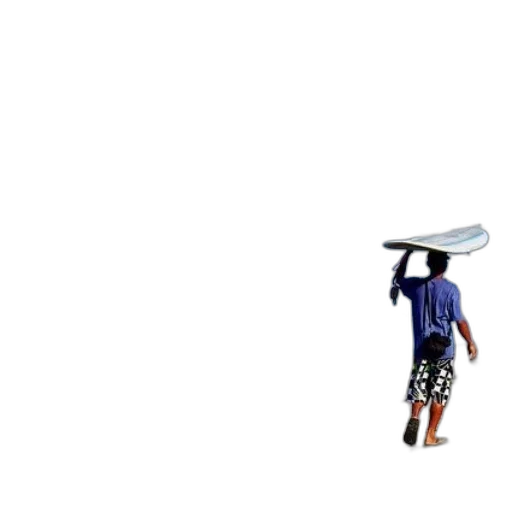 robot, hat, umbrella, staff transparent PNG cut-out