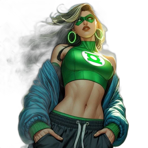 jacket, comic book art, concept art, fantasy art transparent PNG cut-out