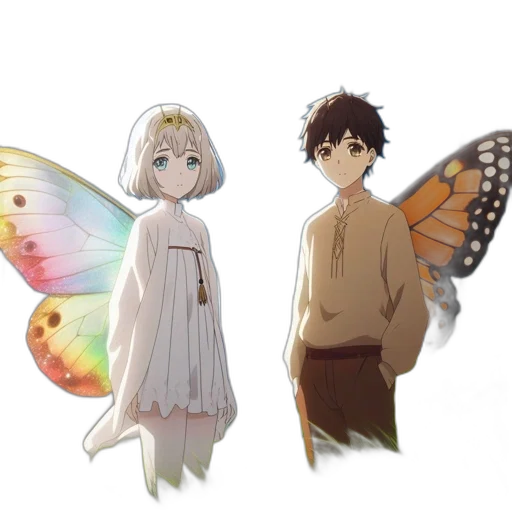 anime, concept art, fantasy art, pixel art transparent PNG cut-out