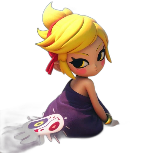 staff, dress, crown, concept art transparent PNG cut-out