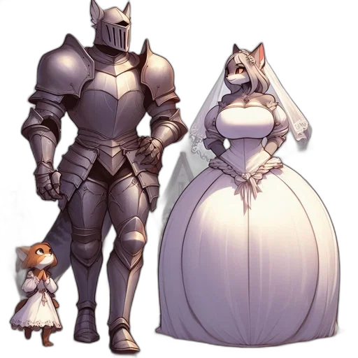 robot, dress, crown, concept art transparent PNG cut-out