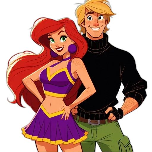 dress, cartoon, concept art, comic book art transparent PNG cut-out
