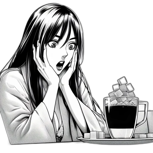 food, face, comic book art, concept art transparent PNG cut-out