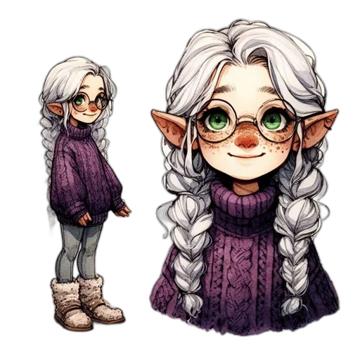 fantasy art, concept art, pixel art, watercolor transparent PNG cut-out