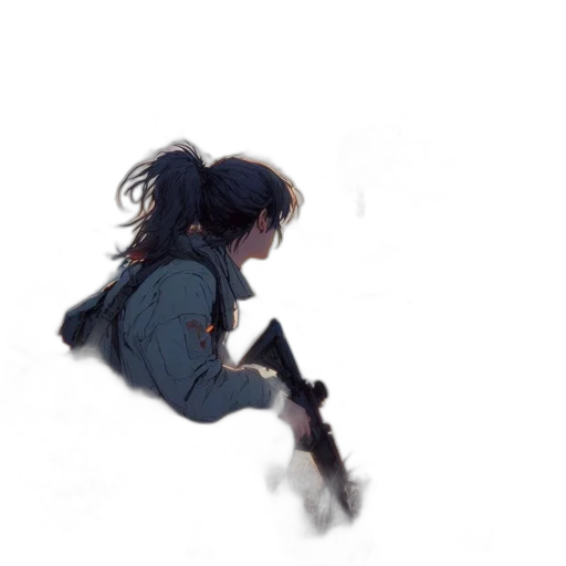 weapon, jacket, sword, staff transparent PNG cut-out