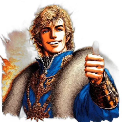 staff, jacket, fantasy art, photorealistic transparent PNG cut-out