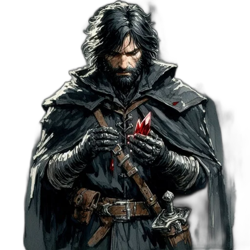 sword, weapon, jacket, concept art transparent PNG cut-out