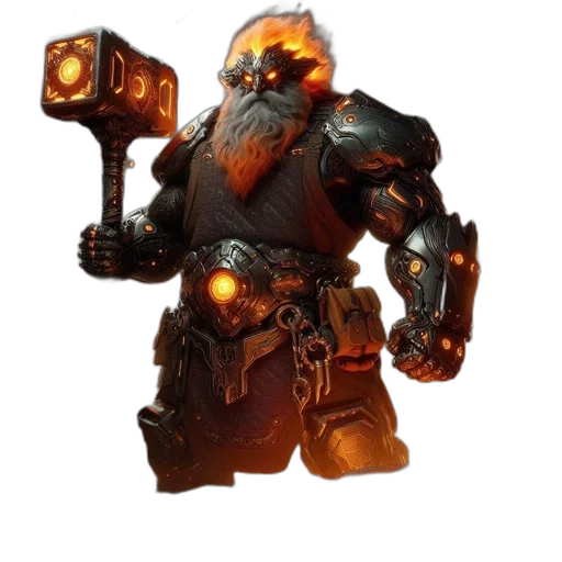 weapon, staff, robot, concept art transparent PNG cut-out