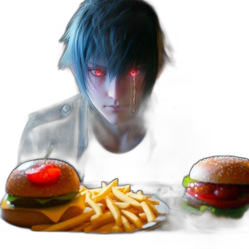 food, robot, creature, face transparent PNG cut-out