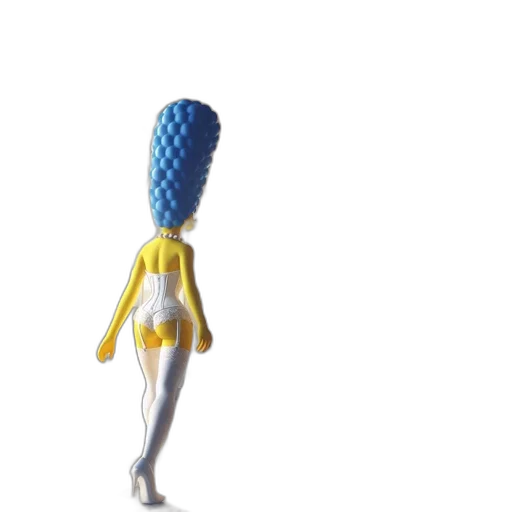 staff, robot, umbrella, hair transparent PNG cut-out