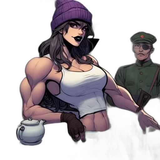 hat, weapon, concept art, comic book art transparent PNG cut-out
