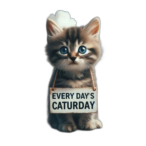 bottle, photorealistic, kitten, striking transparent PNG cut-out