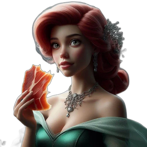 jewelry, crown, dress, fantasy art transparent PNG cut-out