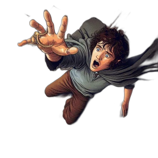 dragon, creature, staff, sword transparent PNG cut-out