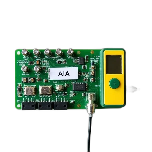 robot, green, circuit, board transparent PNG cut-out
