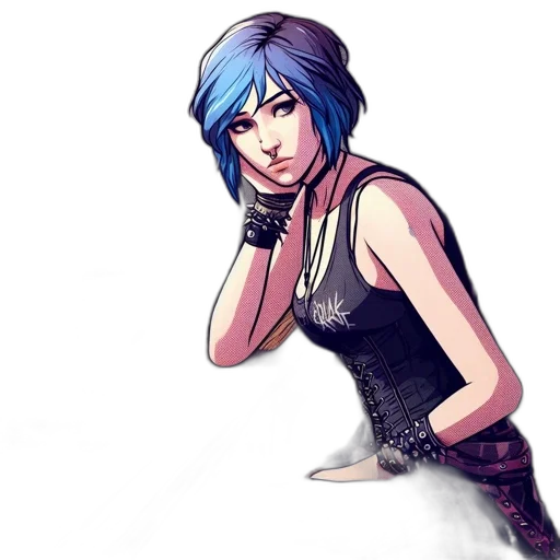 dress, staff, concept art, comic book art transparent PNG cut-out