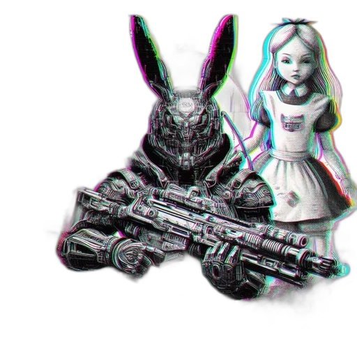 weapon, robot, creature, dress transparent PNG cut-out