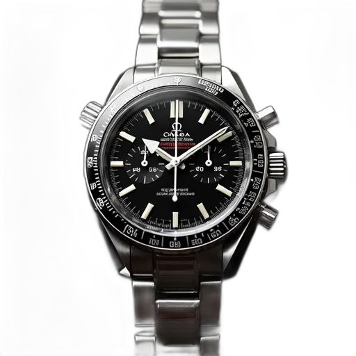 stainless, steel, omega, speedmaster transparent PNG cut-out