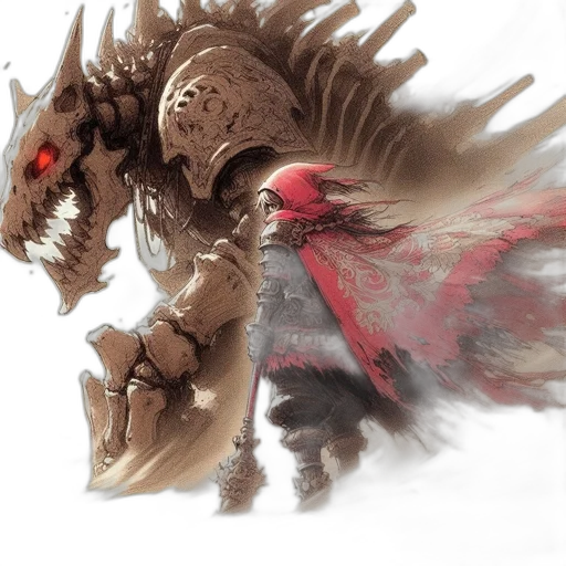 dragon, creature, weapon, mask transparent PNG cut-out