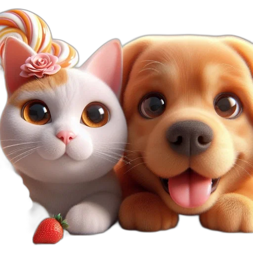 3d render, photorealistic, concept art, cartoon transparent PNG cut-out