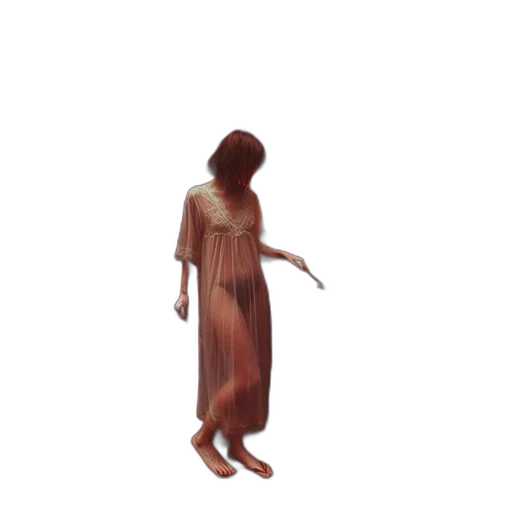 dress, creature, staff, mask transparent PNG cut-out
