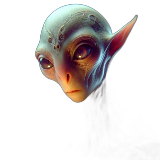 mask, face, staff, creature transparent PNG cut-out