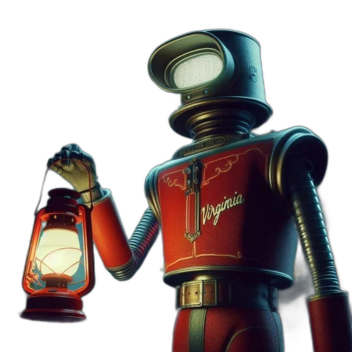robot, bottle, concept art, 3d render transparent PNG cut-out