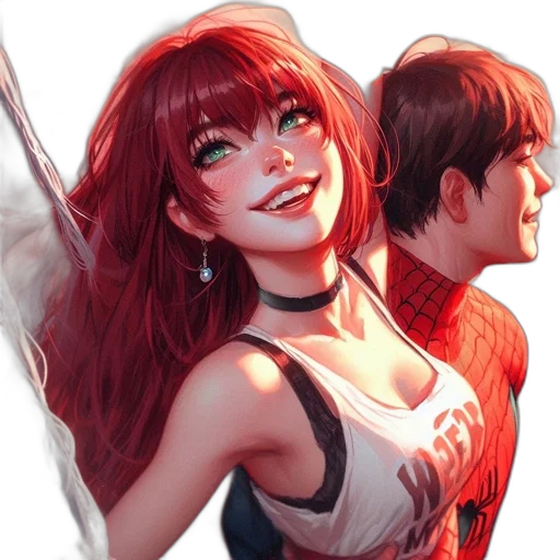 comic book art, fantasy art, concept art, anime transparent PNG cut-out