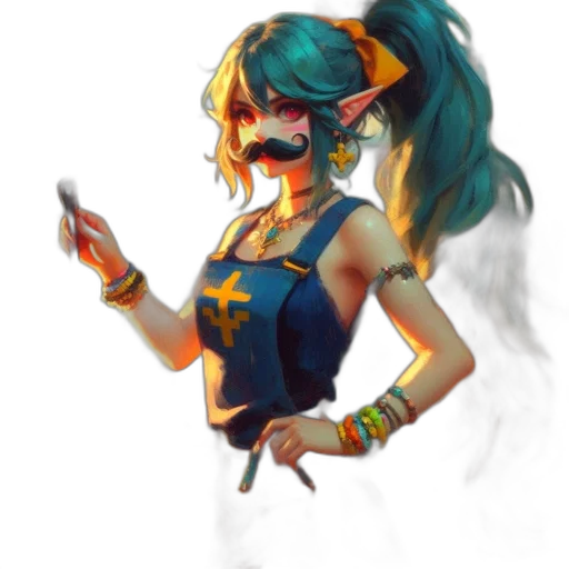 mask, staff, weapon, dress transparent PNG cut-out