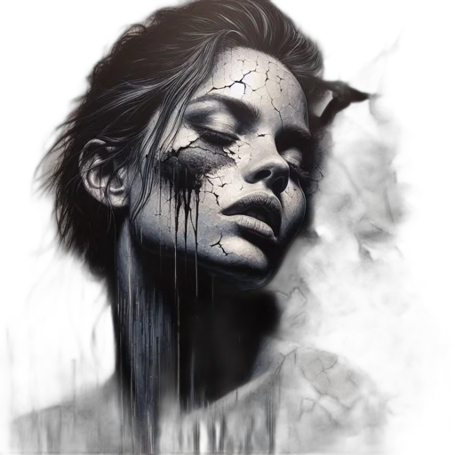 face, mask, photorealistic, fantasy art transparent PNG cut-out