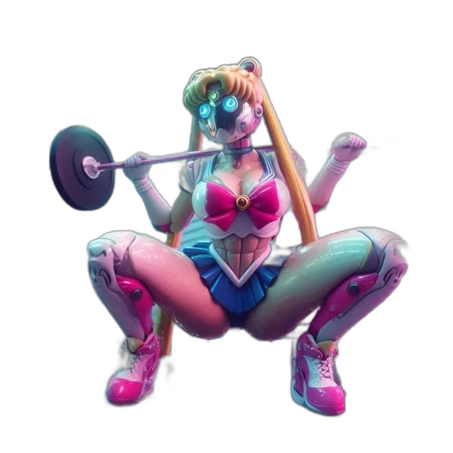 weapon, robot, staff, concept art transparent PNG cut-out