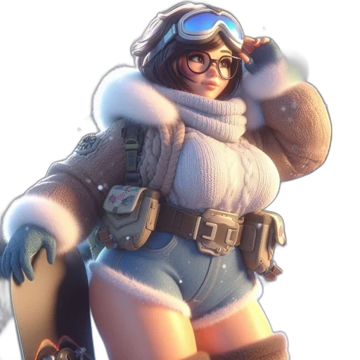 jacket, weapon, staff, robot transparent PNG cut-out