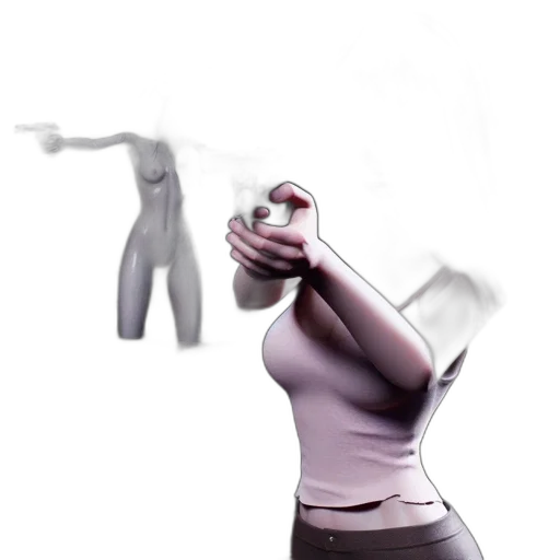 weapon, staff, dress, mask transparent PNG cut-out
