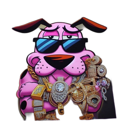 jewelry, jacket, animal, cartoon transparent PNG cut-out